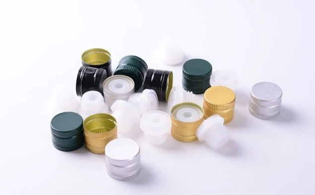 31.5mm 31mm Black Green Gold Silver Color Aluminum Pre-Threaded Ropp Caps for Screw Finish Bottle