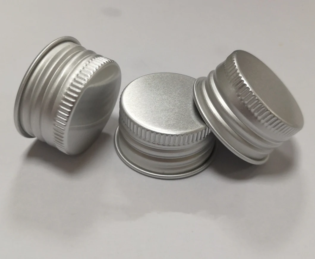 2023 Factory Wholesale 18mm 20mm 24mm 28mm 30mm 32mm Screw Cover Aluminum Cap Cosmetics Lid Essential Oil Bottle Cap Aluminum Screw Cap