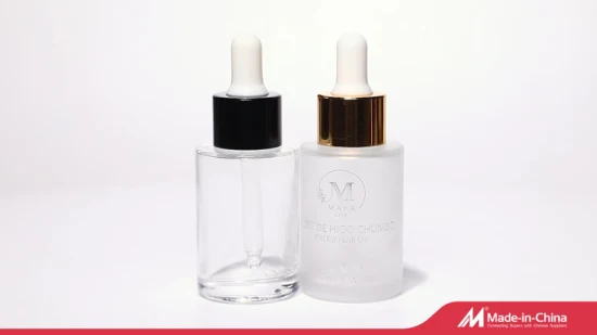 20% de desconto no atacado em embalagens de cosméticos frasco de vidro âmbar 30ml com conta-gotas de vidro para óleo essencial